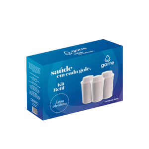 Kit Refil Com 3 Unidades com Cerâmica Alcalina