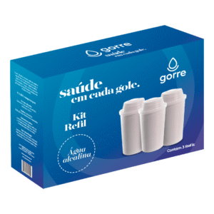 Kit Combo: 2 Caixas de Refil Cerâmico Alcalino + Bastão Hidrogorre Grátis